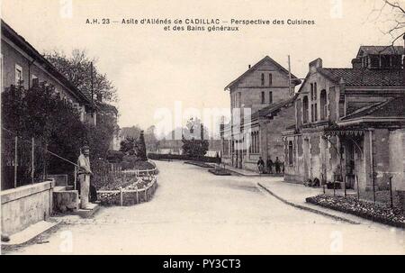 Cadillac-sur-Garonne - Asile des aliénés 14. Stockfoto