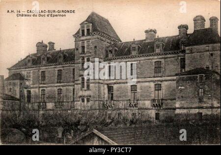 Cadillac-sur-Garonne - Château d'Epernon 2. Stockfoto