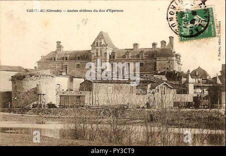 Cadillac-sur-Garonne - Château d'Epernon 5. Stockfoto