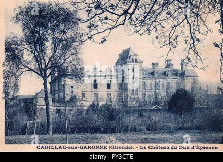 Cadillac-sur-Garonne - Château d'Epernon 12. Stockfoto