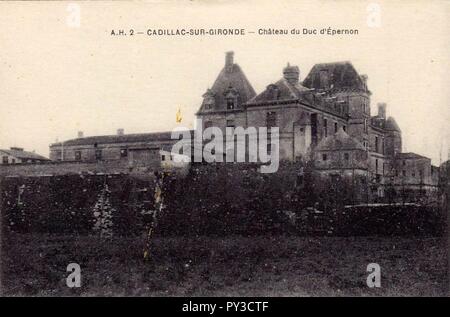 Cadillac-sur-Garonne - Château d'Epernon 13. Stockfoto