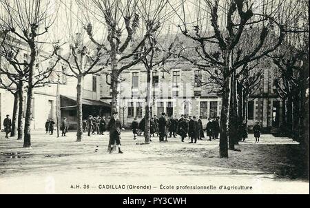 Cadillac-sur-Garonne - Ecole d'Agriculture 4. Stockfoto