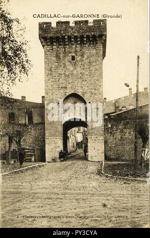 Cadillac-sur-Garonne - Porte de la mer 1. d. Stockfoto