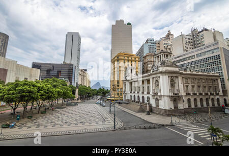 Rio de Janeiro City Hall in Floriano Square in Cinelandia - Rio de Janeiro, Brasilien Stockfoto