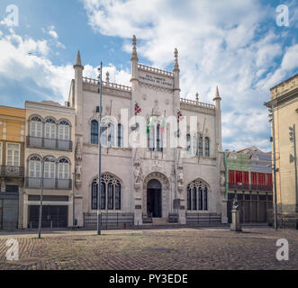 Royal portugiesischen Kabinett des Lesens - Rio de Janeiro, Brasilien Stockfoto