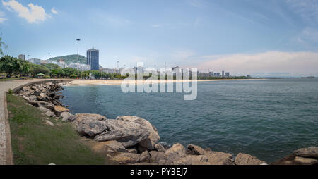 Aterro do Flamengo Strand - Rio de Janeiro, Brasilien Stockfoto