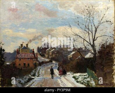 Camille Pissarro - Fox Hill, Upper Norwood (1870). Stockfoto