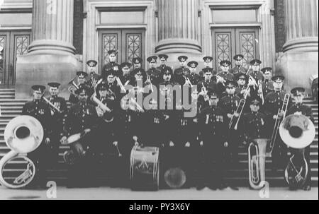 Kanada. Armee und Marine Band, Hamilton, Ontario, 1930. Stockfoto