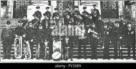 Kanada. Hamilton Armee Marine Veteranen Band Ontario 1926. Stockfoto