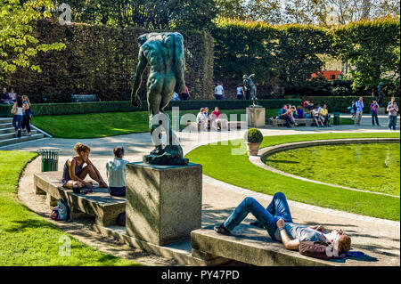 Frankreich Paris, Skulpturen von August Rodin in das Rodin Museum Stockfoto