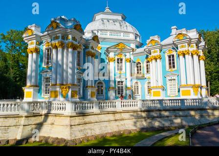 Hermitage Pavillon, Catherine Park, Zarskoje Selo, in der Nähe von St. Petersburg, Russland Stockfoto