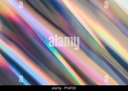 Mehrfarbiger Hintergrund imitieren Hologramm. Stockfoto