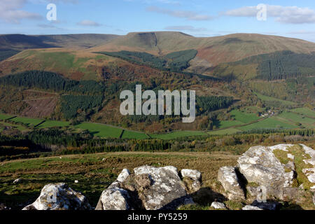 Waun von Rydd Bryniau Gleision, in der Nähe von Talybont, Brecon Beacons National Park, Powys, Wales. Stockfoto