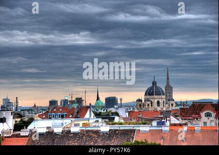 Wien, Panorama - Wien-Panorama Stockfoto