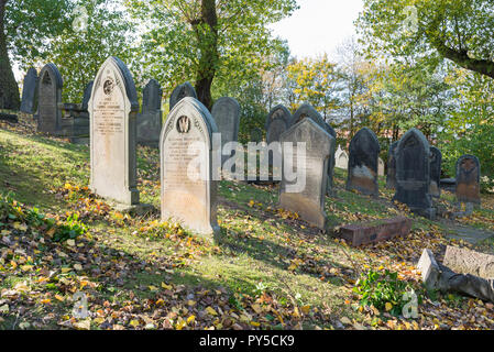 Brookfields oder Warstone Lane Friedhof in Hockley Birmingham ist Grad 2 aufgeführt und stammt aus dem Jahr 1847 Stockfoto