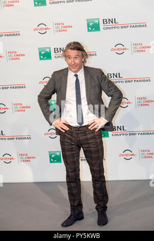 Rom, Italien. Oktober 24, 2018: Steve Coogan Teilnahme am Fotoshooting von Stan & Ollie in Rom Film Fest 2018. Credit: Gennaro Leonardi/Alamy leben Nachrichten Stockfoto