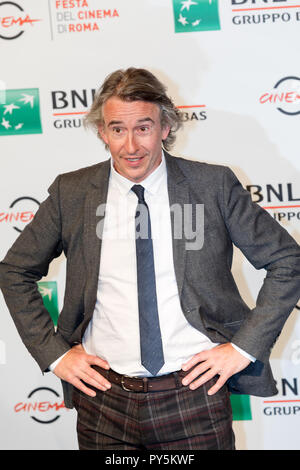 Rom, Italien. Oktober 24, 2018: Steve Coogan Teilnahme am Fotoshooting von Stan & Ollie in Rom Film Fest 2018. Credit: Gennaro Leonardi/Alamy leben Nachrichten Stockfoto