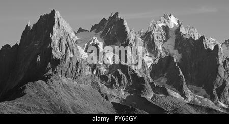 Aiguille du Grepon Sonnenuntergang Stockfoto