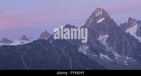 Aiguille du Chardonnet Stockfoto