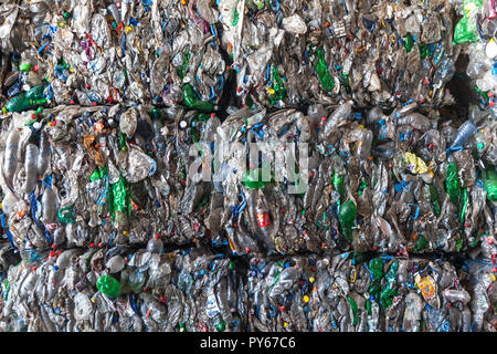 Kommunale gemischten Bewirtschaftung fester Abfälle Stockfoto