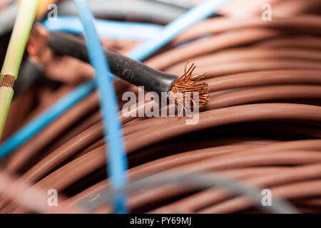 elektrischer Draht Stockfoto