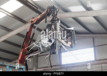 Kommunale gemischten Bewirtschaftung fester Abfälle Stockfoto