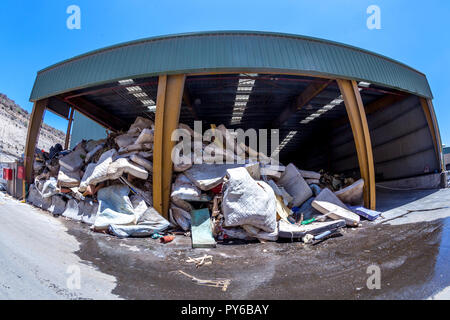 Kommunale gemischten Bewirtschaftung fester Abfälle Stockfoto