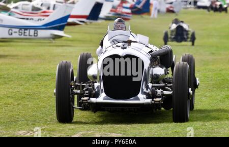 1933 Napier-Railton am Shuttleworth Race Day am 7. Oktober 2018 Stockfoto