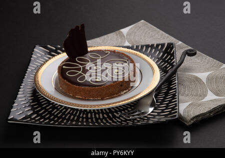 Köstliche gourmet Schokolade Torte Stockfoto