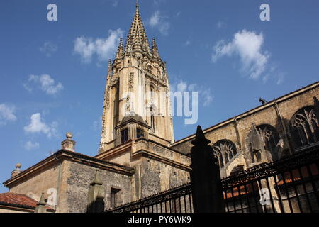 Die Kathedrale von Oviedo, Asturien, Spanien Stockfoto
