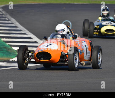 Duncan Rabagliati, Alexis HF1, FJHRA, historische Formel Junior vorne Motor, HSCC, Silverstone Endrunden, Silverstone, Oktober 2018, Autos, historische Racing Stockfoto
