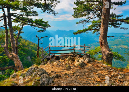 Banjska Stena, Tara Nationalpark, Serbien Stockfoto