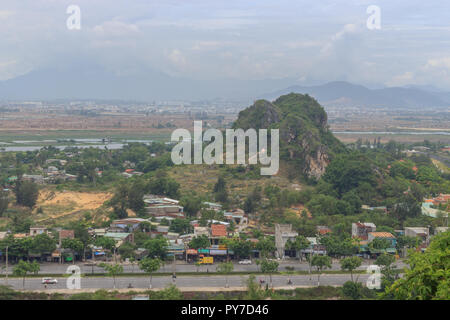 Blick aus Marmor Berge da Nhang, Vietnam Stockfoto
