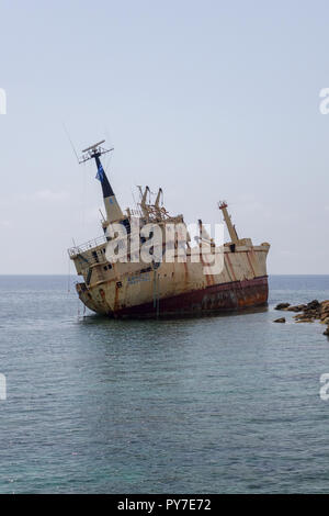Wrack der Edro III Zypern Höhlen Stockfoto