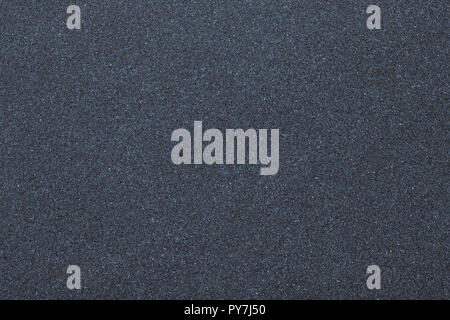 Schwarzer Schaumstoff, Schaumstoff Textur Hintergrund. Stockfoto