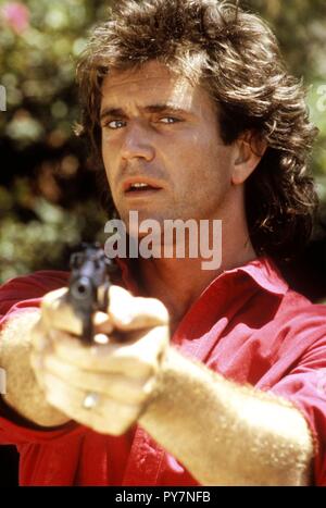 Original Film Titel: Lethal Weapon. Englischer Titel: Lethal Weapon. Jahr: 1987. Regisseur: richard donner. Stars: MEL GIBSON. Quelle: WARNER BROTHERS/Album Stockfoto