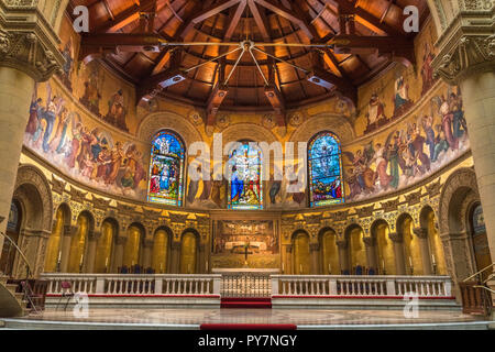 Februar 20, 2018 in Palo Alto/CA/USA - Innenansicht der Gedächtniskirche, Stanford University, San Francisco Bay Area. Stockfoto