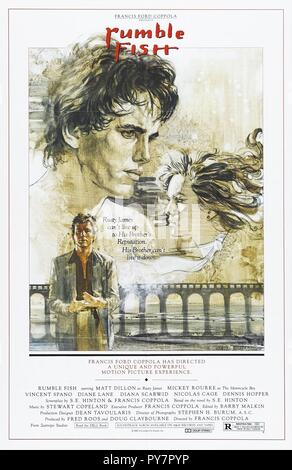 Original Film Titel: RUMBLE FISH. Englischer Titel: RUMBLE FISH. Jahr: 1983. Regie: Francis Ford Coppola. Quelle: UNIVERSAL PICTURES/Album Stockfoto