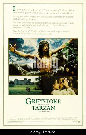 Original Film Titel: GREYSTOKE DIE LEGENDE VON TARZAN, HERR DER AFFEN. Englischer Titel: GREYSTOKE DIE LEGENDE VON TARZAN, HERR DER AFFEN. Jahr: 1984. Regie: HUGH HUDSON. Quelle: WARNER BROTHERS/Album Stockfoto