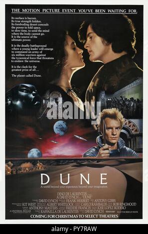 Original Film Titel: DUNE. Englischer Titel: DUNE. Jahr: 1984. Regie: David Lynch. Quelle: UNIVERSAL PICTURES/Album Stockfoto