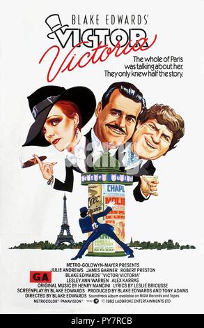 Original Film Titel: VICTOR/Victoria. Englischer Titel: VICTOR/Victoria. Jahr: 1982. Regie: Blake Edwards. Credit: M. G. M/United Artist/Album Stockfoto