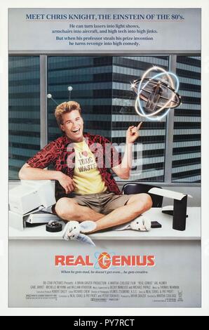 Original Film Titel: REAL GENIUS. Englischer Titel: REAL GENIUS. Jahr: 1985. Regie: MARTHA COOLIDGE. Stars: Val Kilmer. Credit: TRISTAR BILDER / Album Stockfoto