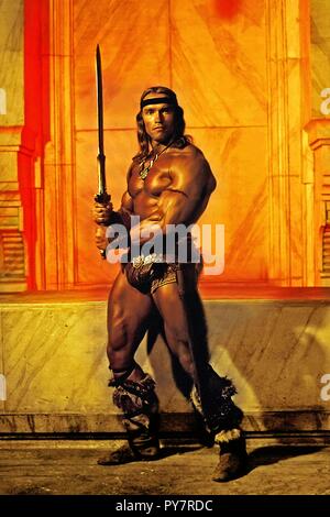 Original Film Titel: Conan der Zerstörer. Englischer Titel: Conan der Zerstörer. Jahr: 1984. Regisseur: Richard Fleischer. Stars: ARNOLD SCHWARZENEGGER. Quelle: UNIVERSAL PICTURES/Album Stockfoto