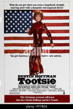 Original Film Titel: tootsie. Englischer Titel: tootsie. Jahr: 1982. Regie: Sydney Pollack. Stars: DUSTIN HOFFMAN. Quelle: Columbia Pictures/Album Stockfoto