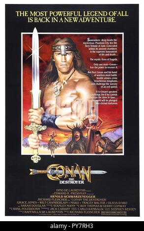 Original Film Titel: Conan der Zerstörer. Englischer Titel: Conan der Zerstörer. Jahr: 1984. Regisseur: Richard Fleischer. Quelle: UNIVERSAL PICTURES/Album Stockfoto