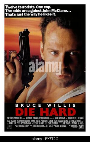 Original Film Titel: Stirb langsam. Englischer Titel: Stirb langsam. Jahr: 1988. Regie: John MCTIERNAN. Stars: Bruce Willis. Quelle: 20th Century Fox/Album Stockfoto