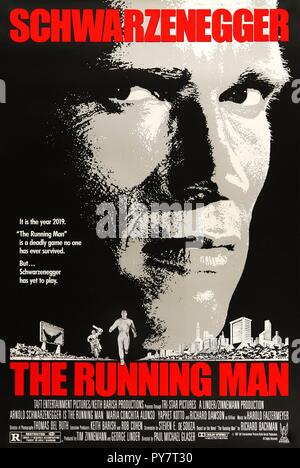 Original Film Titel: laufender Mann. Englischer Titel: The Running Man. Jahr: 1987. Regie: PAUL MICHAEL GLASER. Quelle: TRI STAR BILDER / Album Stockfoto