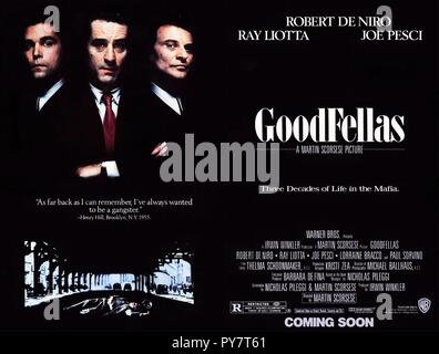 Original Film Titel: GOODFELLAS. Englischer Titel: GOODFELLAS. Jahr: 1990. Regie: Martin Scorsese. Quelle: WARNER BROS. /Album Stockfoto