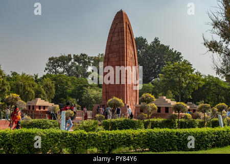 Denkmal am Jallianwala Bagh, Amritsar, Punjab, Indien Stockfoto