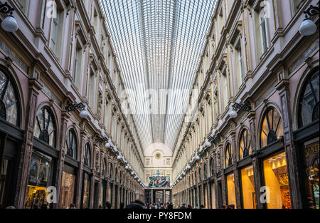 Royal Galerien von St. Hubert in Bruxelles Stockfoto